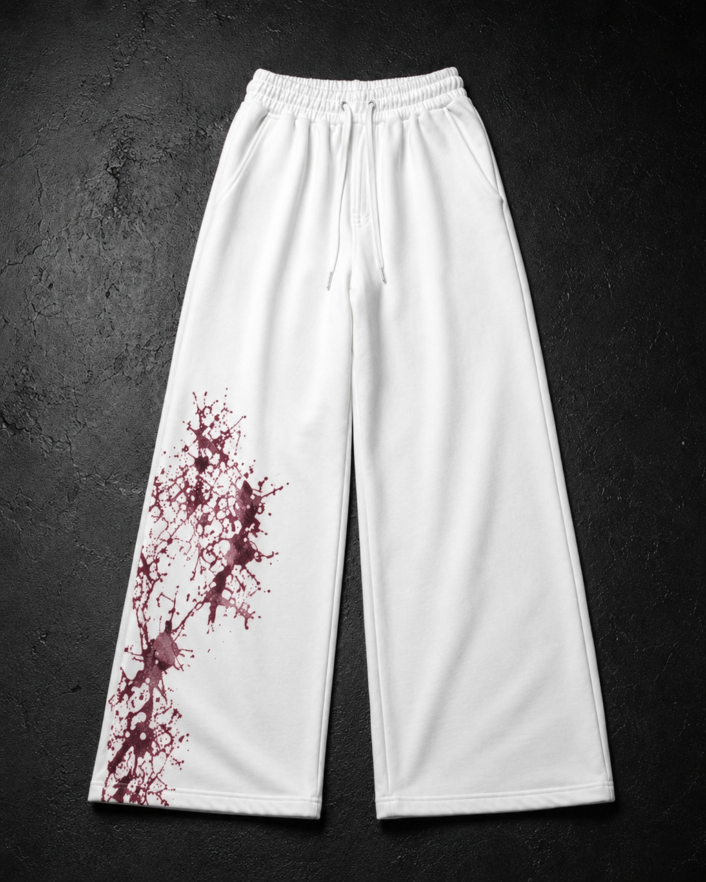 Spider Lily Wide-Leg Sweatpants