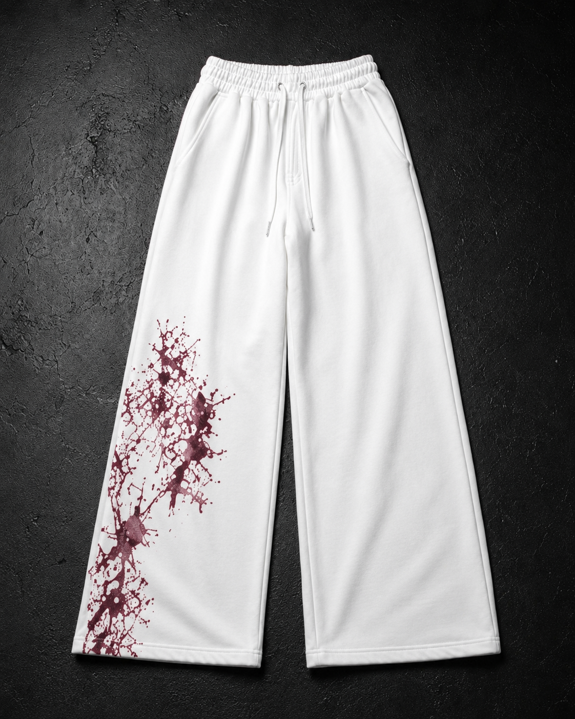 Spider Lily Wide-Leg Sweatpants