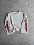Floral Embroidered Waffle Longsleeve