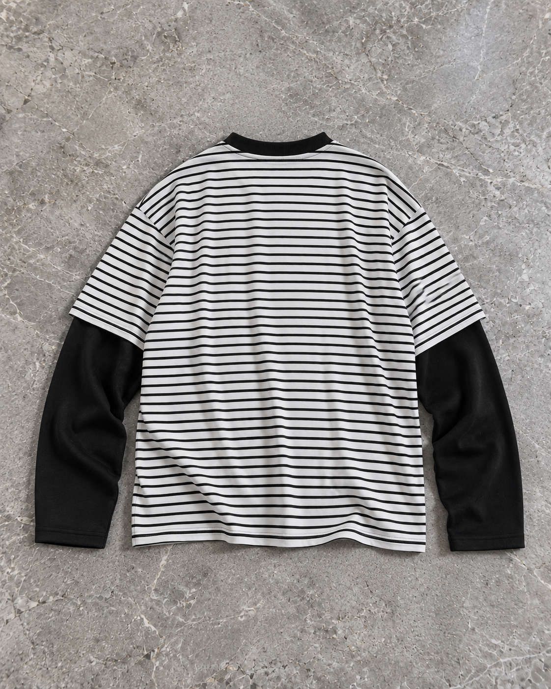 Vision Stripe Layered Tee
