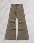 Python Panel Flared Denim