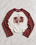 Revelation Plaid Waffle Top