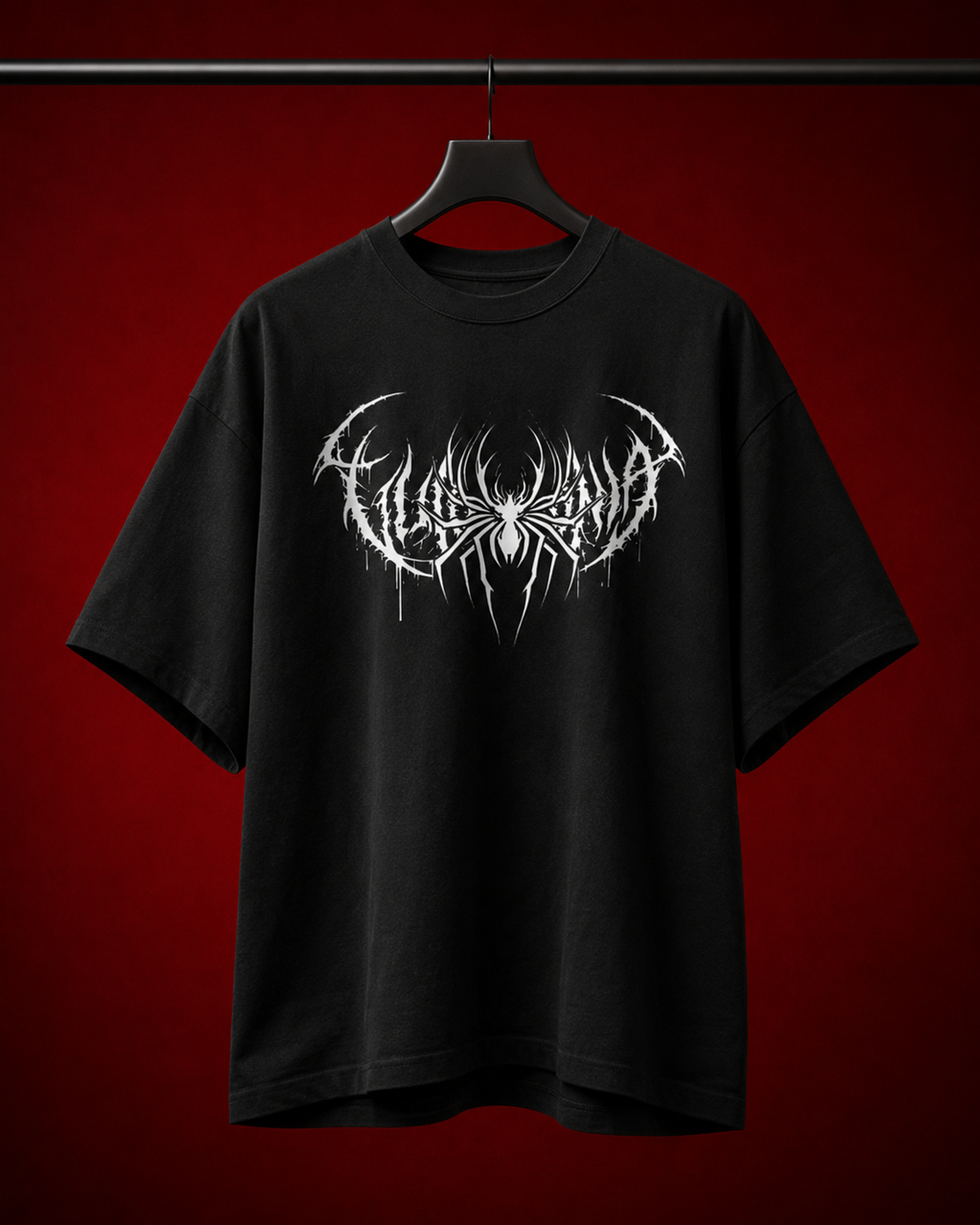 VELOR Spider Graphic Tee – Black