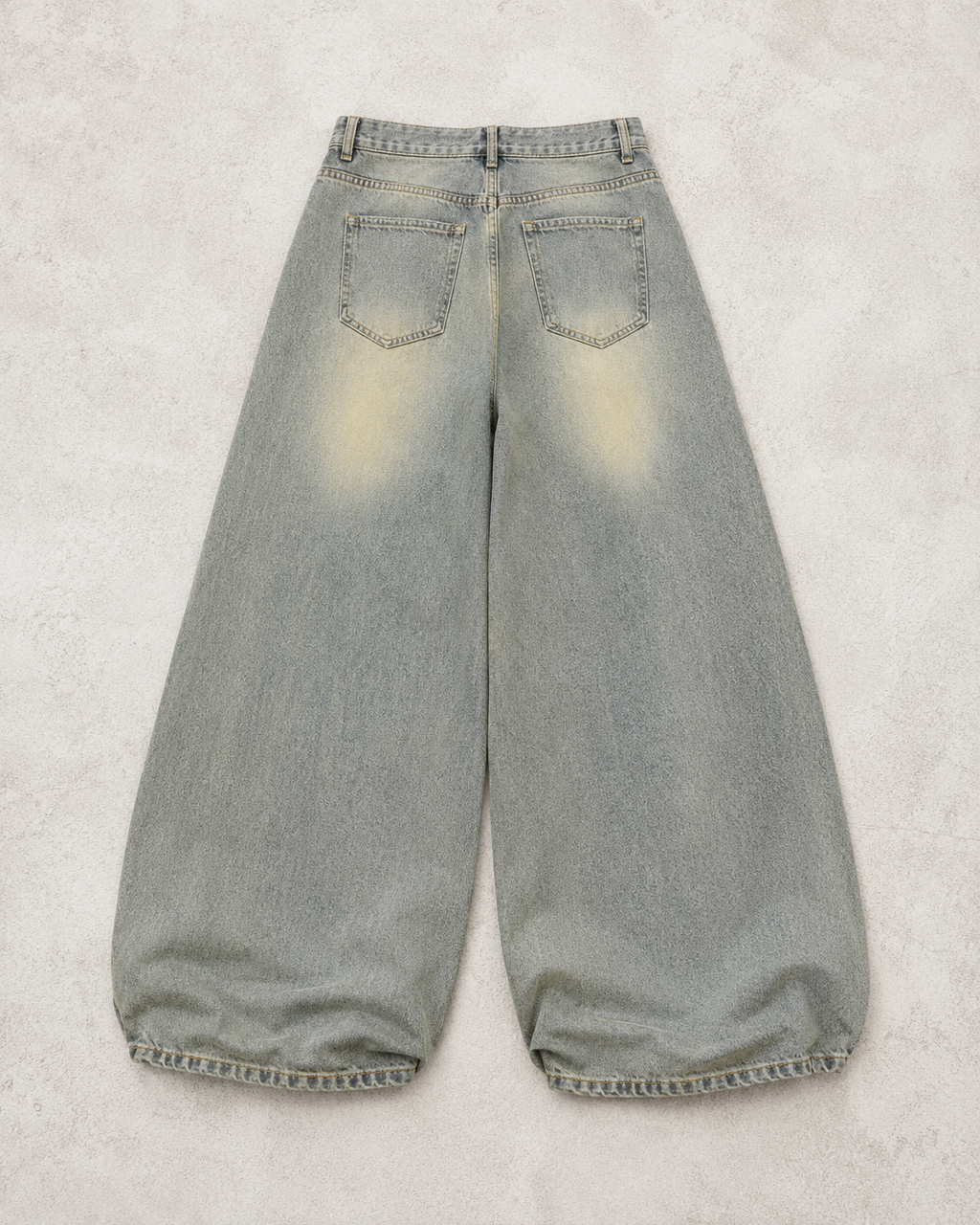 Vintage Fade Wide-Leg Jeans