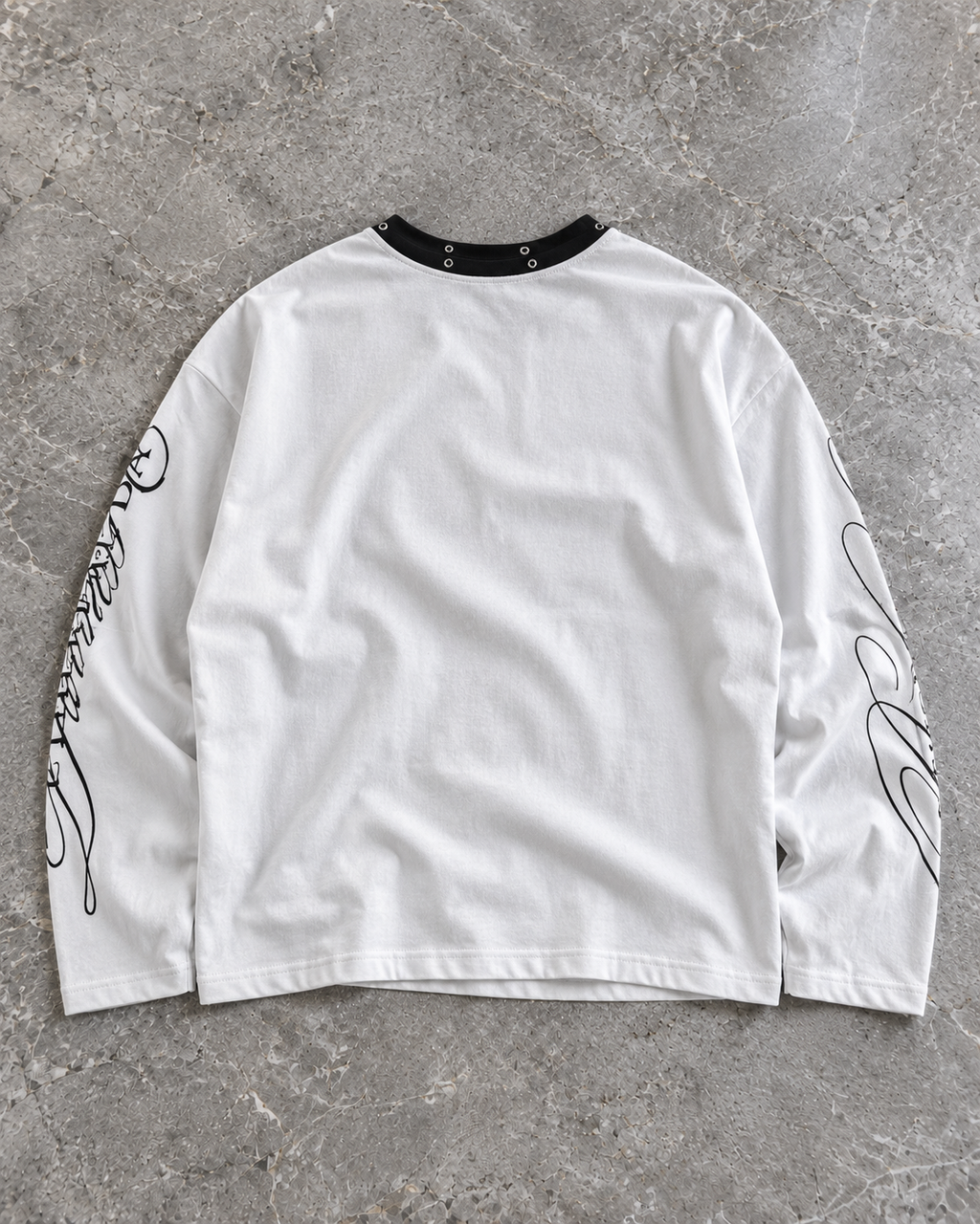 Three Blades White Longsleeve