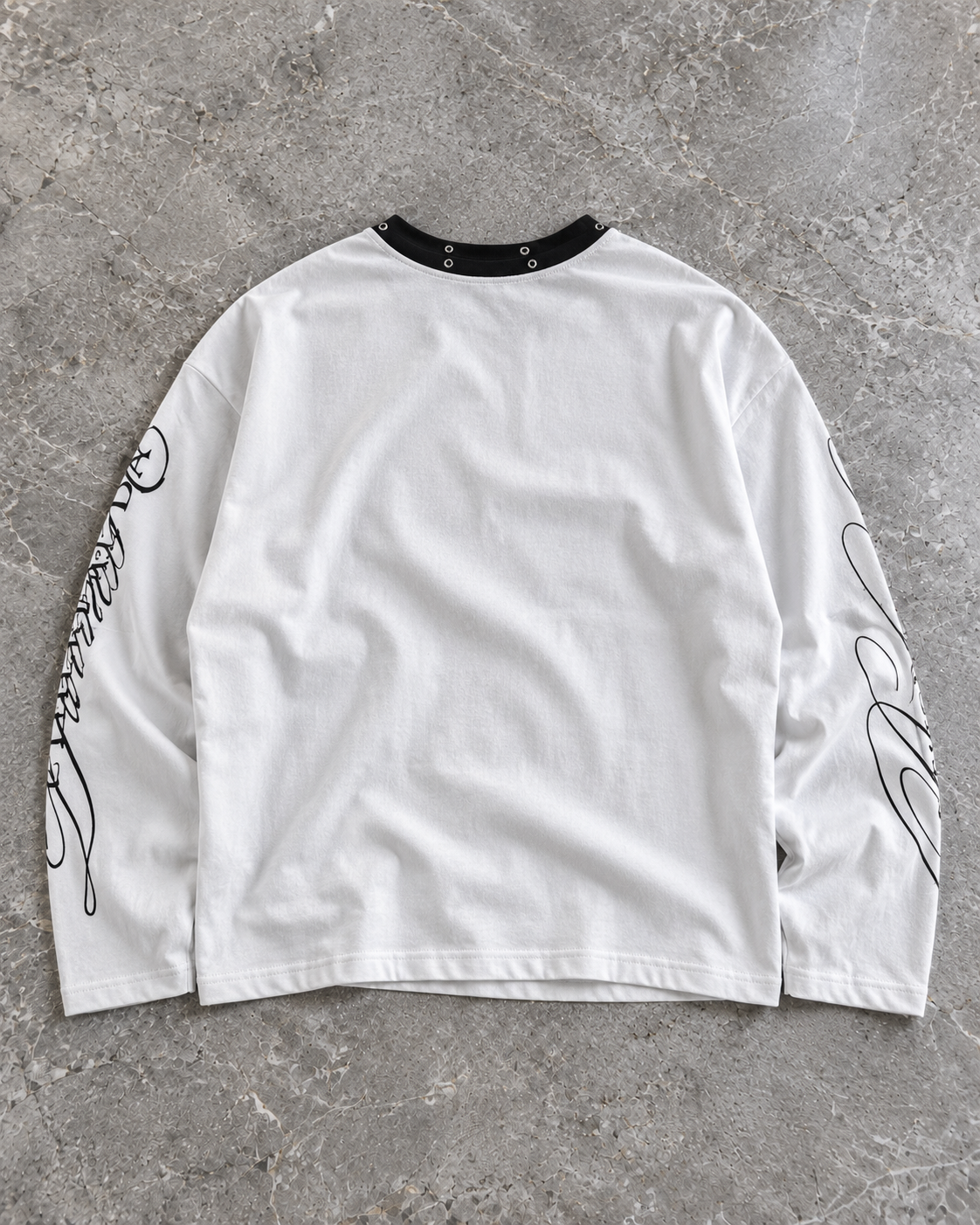 Three Blades White Longsleeve