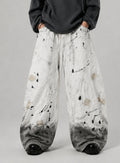 Splatter Wash Barrel Cargo Pants