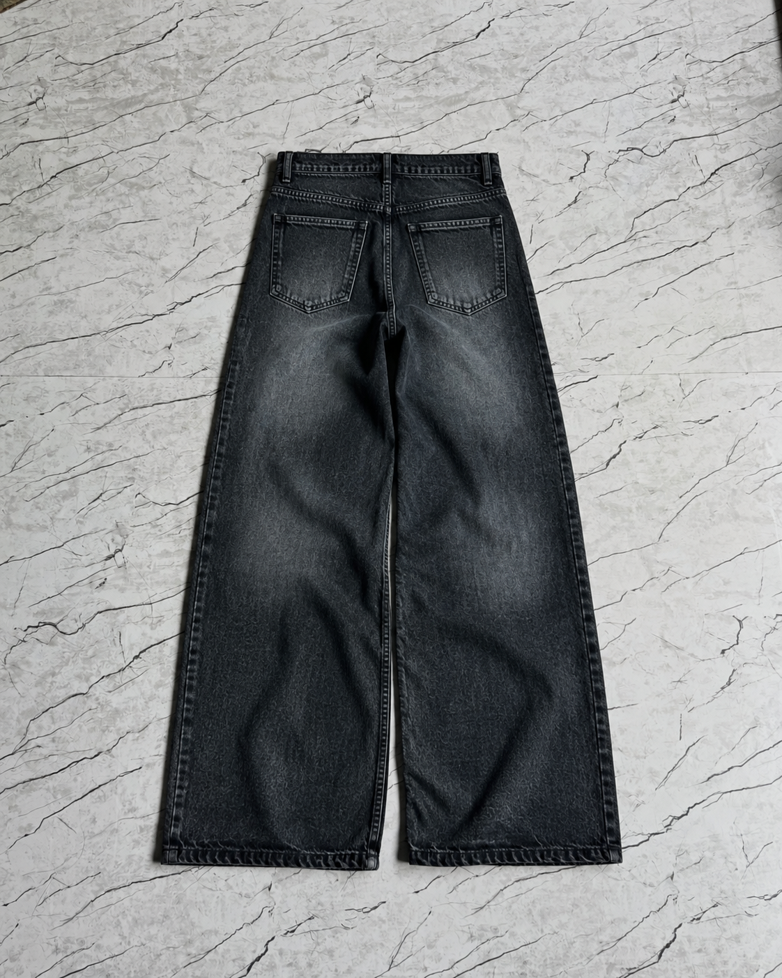 Shadow Fade Wide-Leg Denim