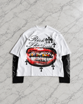 Rich To The Teeth Layered Tee