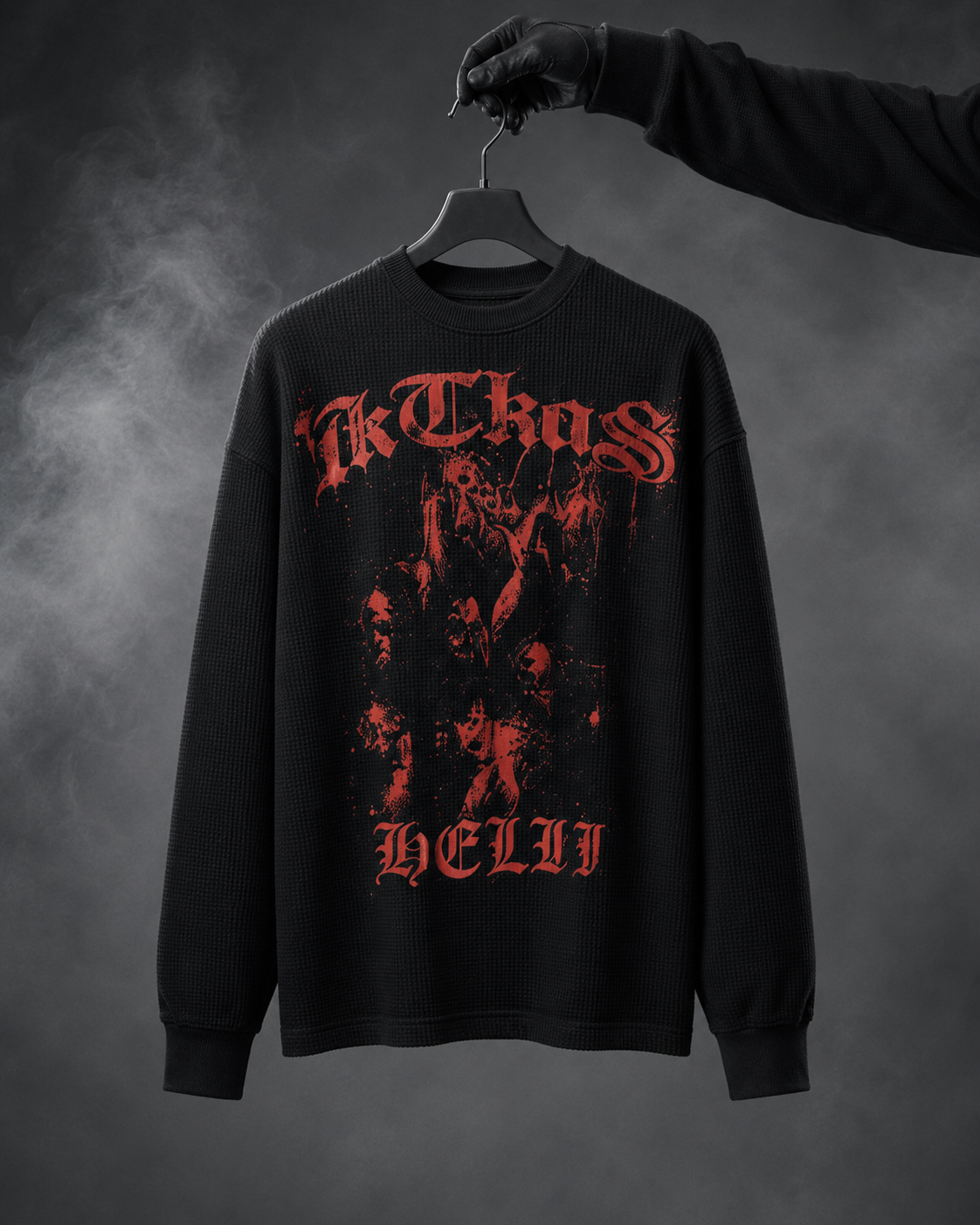 Hell Graphic Waffle Tee