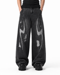Shadow Arc Zip Denim Pants