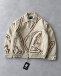 Sand Abstract Graphic Bomber