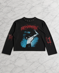 Nocturne Eyelet Graphic Longsleeve