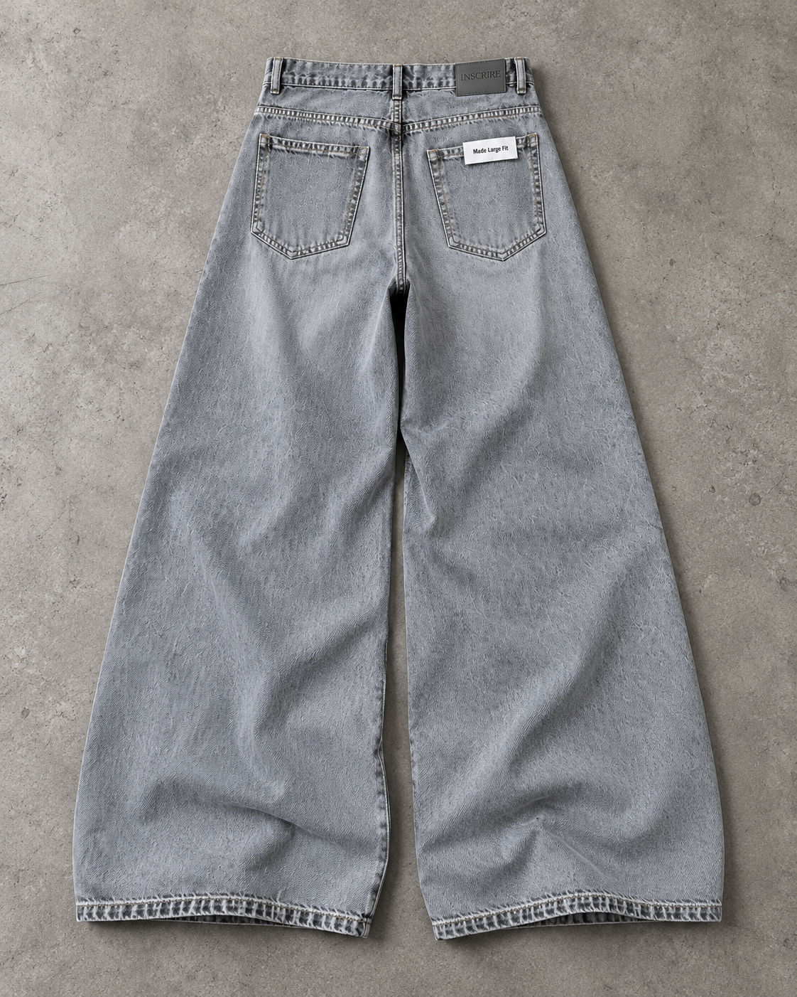 Ash Storm Ultra-Wide Denim