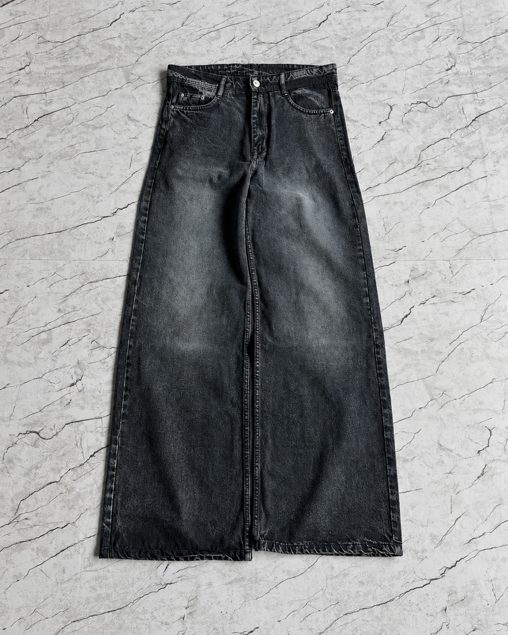 Shadow Fade Wide-Leg Denim