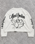 Cupid Outline Waffle Longsleeve