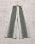 Dual Shade Wide Leg Jeans