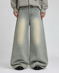 Vintage Fade Wide-Leg Jeans