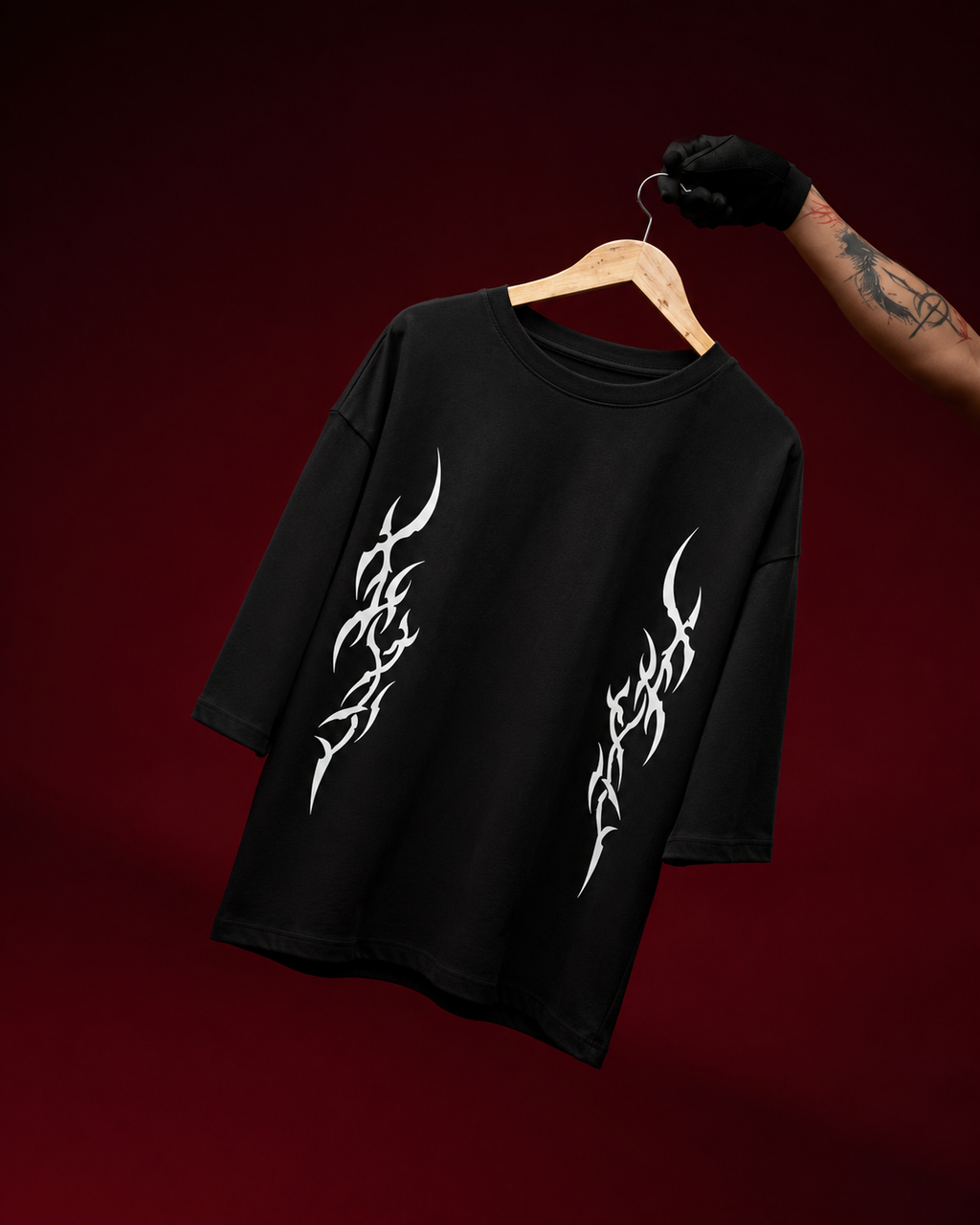 VELOR™ After Dark Tribal Tee – Black