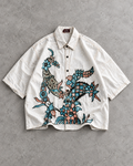 Ivory Mecha Graphic Boxy Shirt