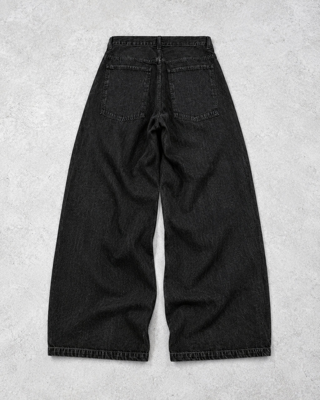 Samurai Blossom Wide-Leg Denim