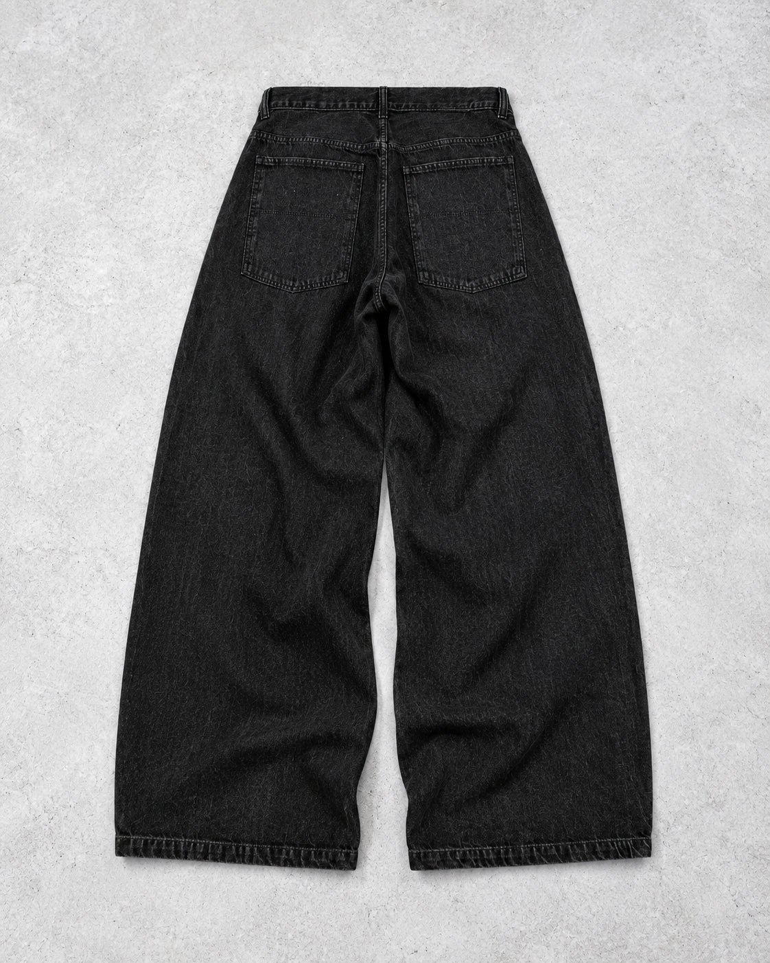 Samurai Blossom Wide-Leg Denim